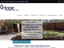 Tablet Screenshot of hopechangeslives.org